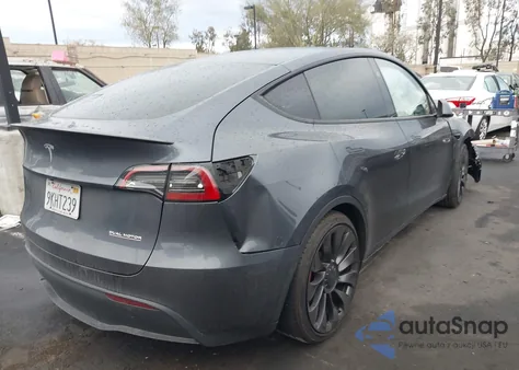 2023 Tesla Model Y Performance Dual Motor All-Wheel Drive from USA, damaged, VIN 7SAYGDEF2PF941631
